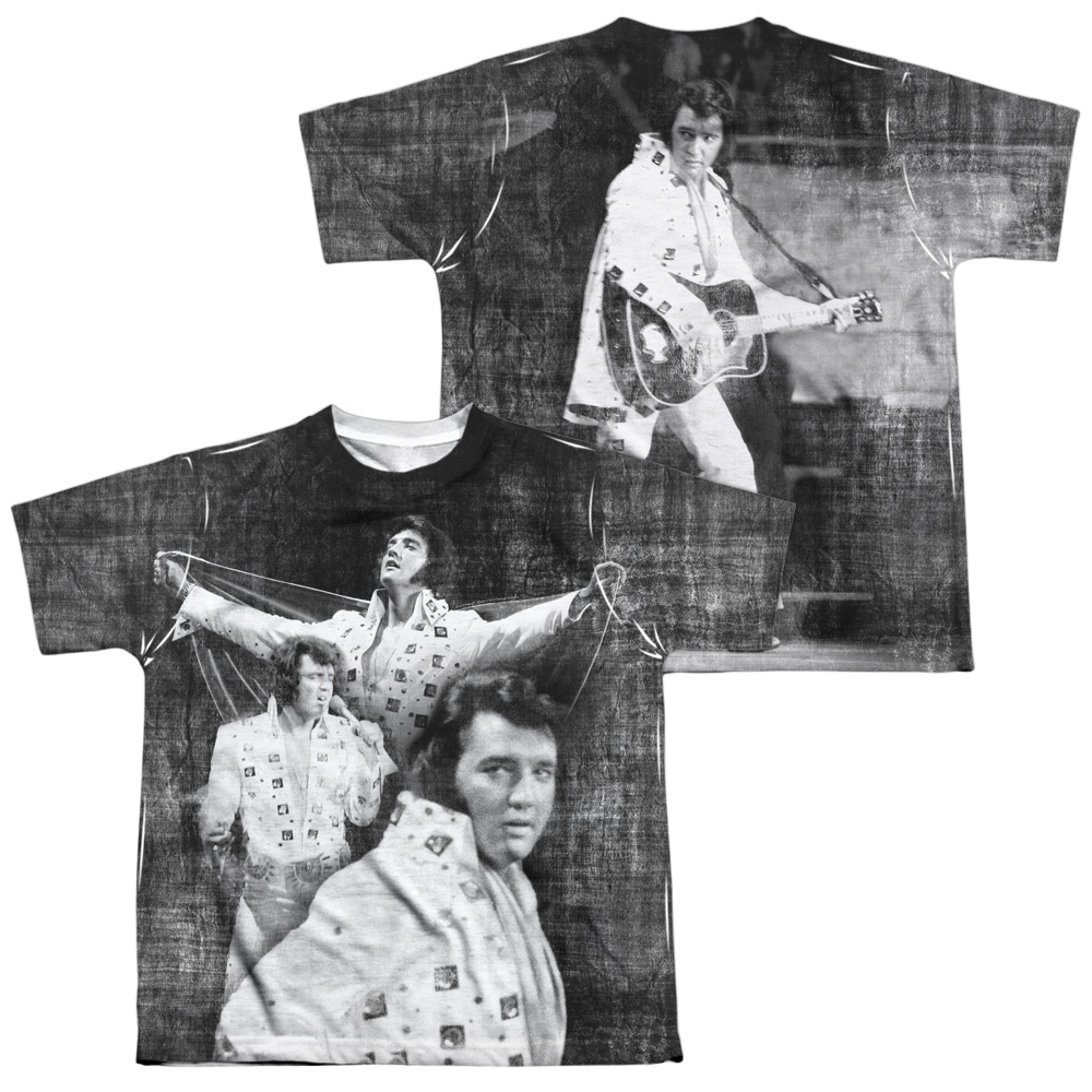 Elvis Presley Legendary Performance - Youth All-Over Print T-Shirt (Ages 8-12) Youth All-Over Print T-Shirt (Ages 8-12) Elvis Presley
