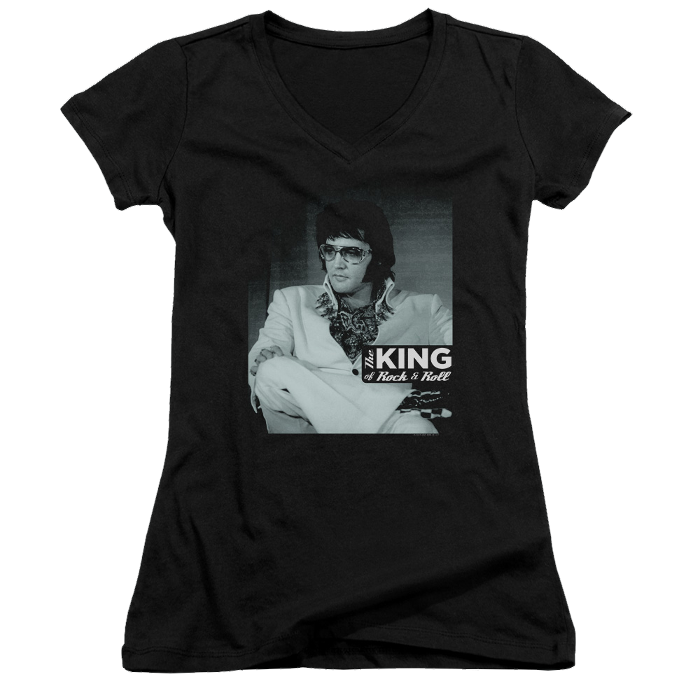 Elvis Presley Good To Be - Juniors V-Neck T-Shirt Juniors V-Neck T-Shirt Elvis Presley