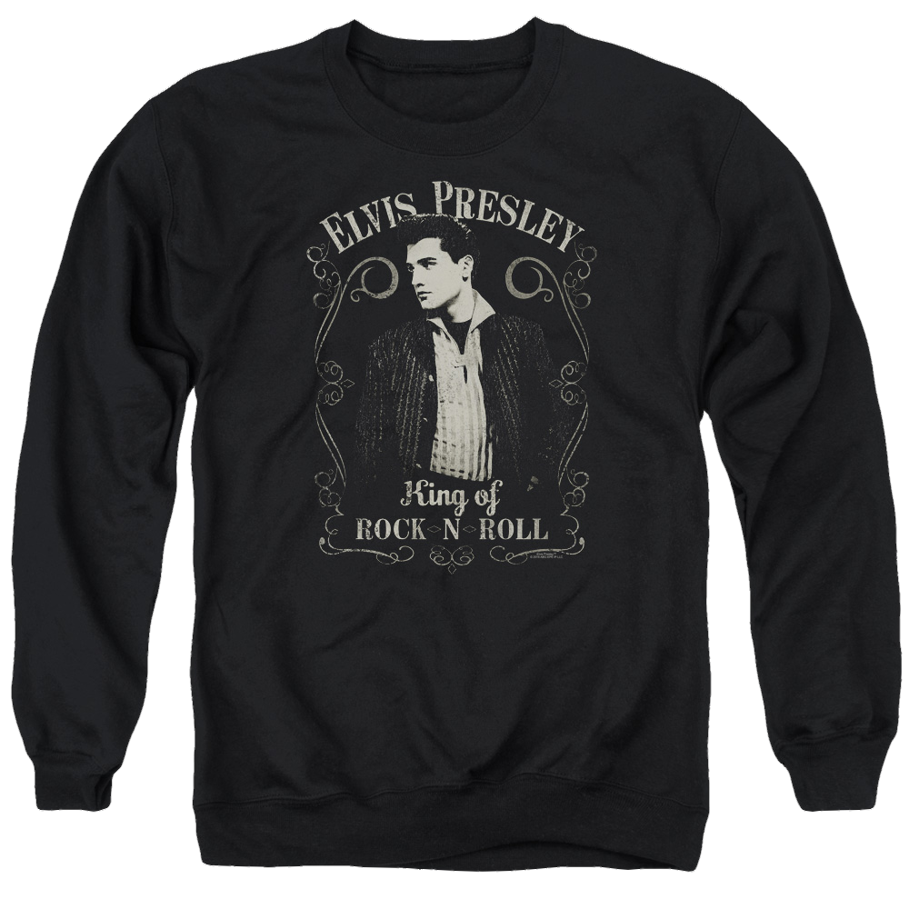 Elvis Presley Rock Legend - Men's Crewneck Sweatshirt Men's Crewneck Sweatshirt Elvis Presley