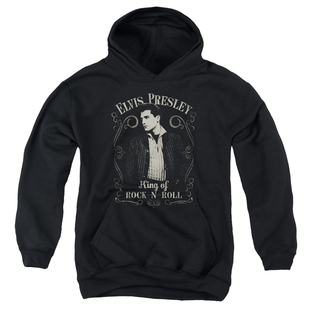 Elvis Presley Rock Legend - Youth Hoodie (Ages 8-12) Youth Hoodie (Ages 8-12) Elvis Presley