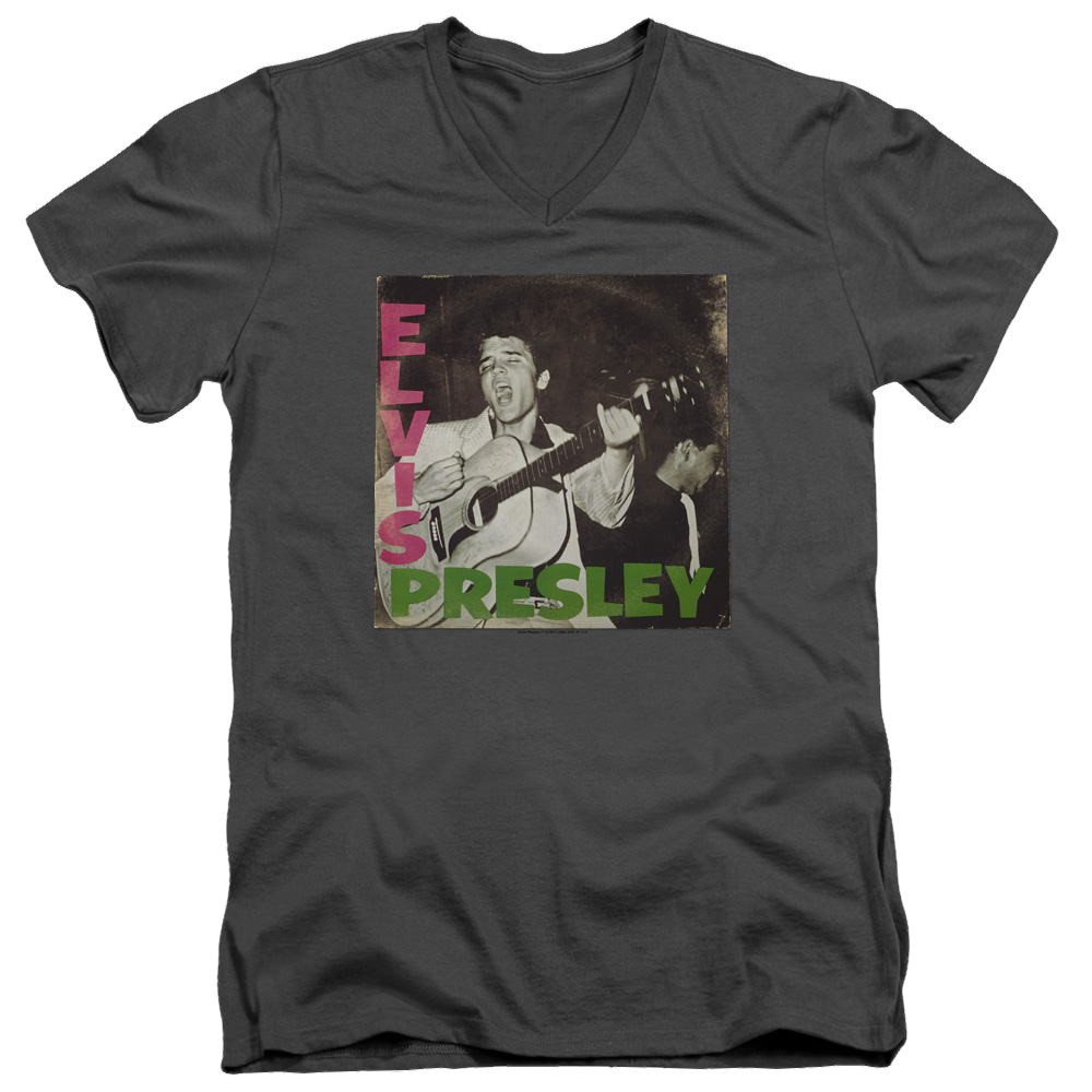 Elvis Presley First Lp - Men's V-Neck T-Shirt Men's V-Neck T-Shirt Elvis Presley