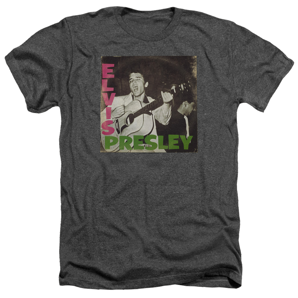 Elvis Presley First Lp - Men's Heather T-Shirt Men's Heather T-Shirt Elvis Presley