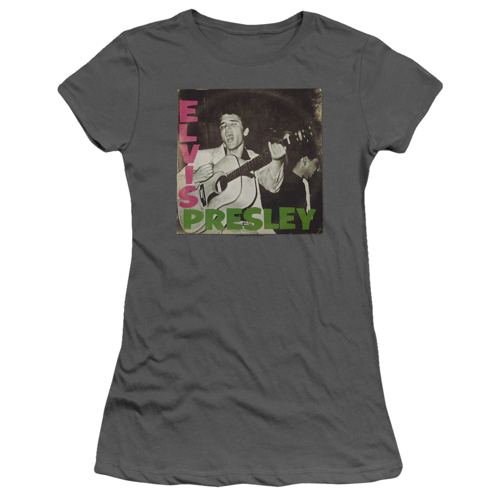 Elvis Presley First Lp - Juniors T-Shirt Juniors T-Shirt Elvis Presley