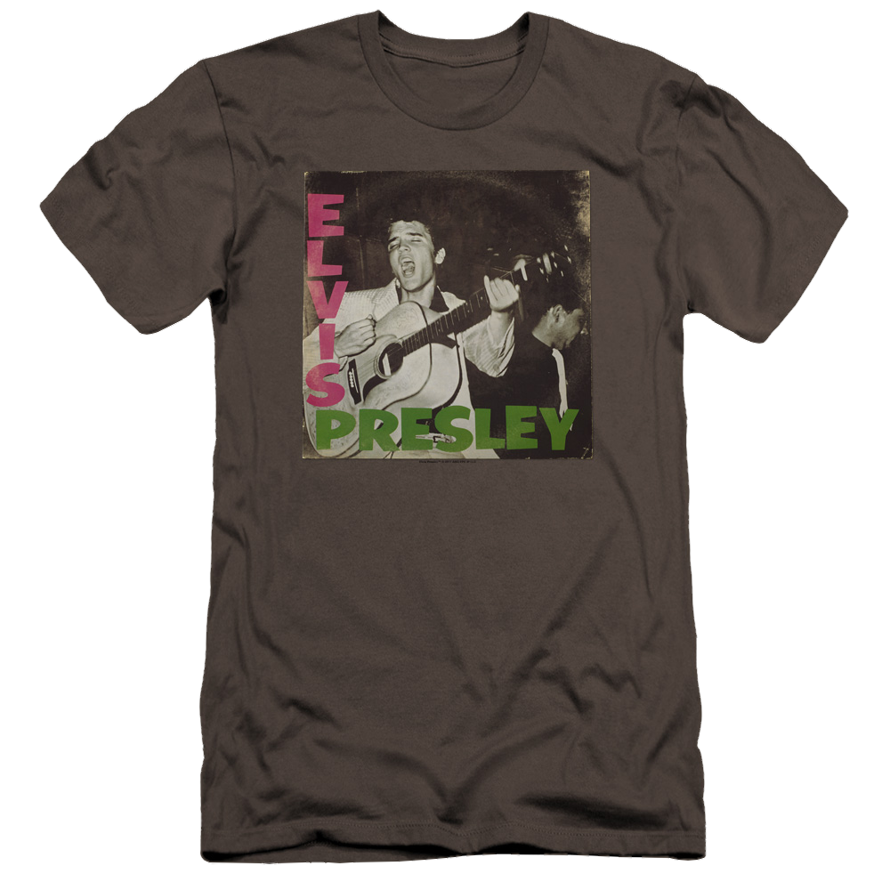 Elvis Presley First Lp - Men's Premium Slim Fit T-Shirt Men's Premium Slim Fit T-Shirt Elvis Presley