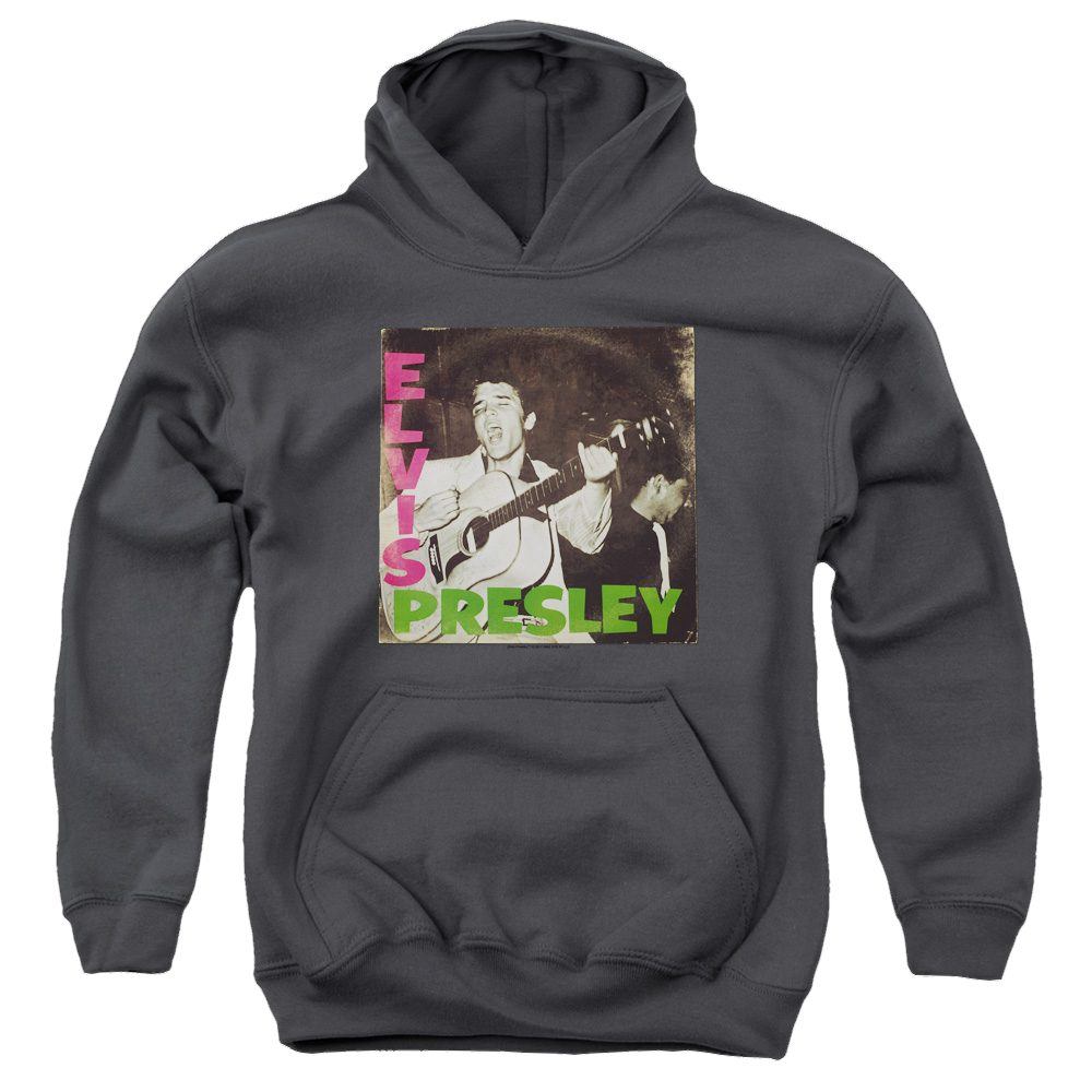 Elvis Presley First Lp - Youth Hoodie (Ages 8-12) Youth Hoodie (Ages 8-12) Elvis Presley