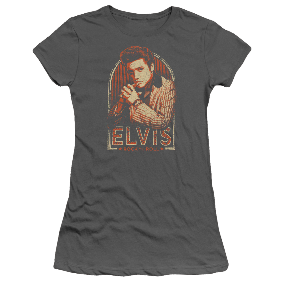 Elvis Presley Stripes - Juniors T-Shirt Juniors T-Shirt Elvis Presley