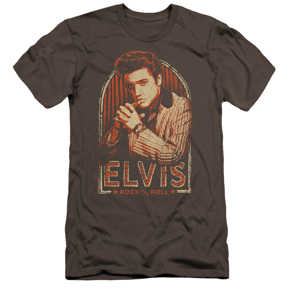 Elvis Presley Stripes - Men's Premium Slim Fit T-Shirt Men's Premium Slim Fit T-Shirt Elvis Presley