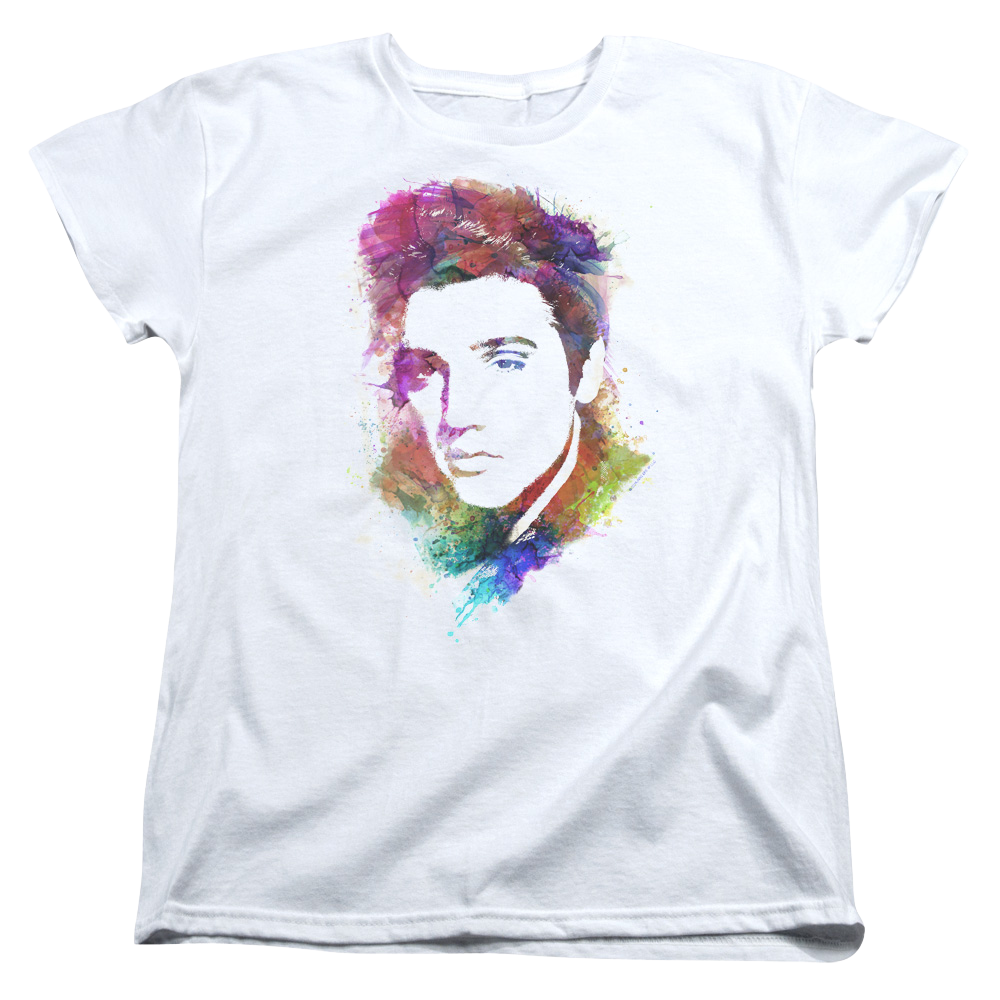 Elvis Presley Watercolor King - Women's T-Shirt Women's T-Shirt Elvis Presley