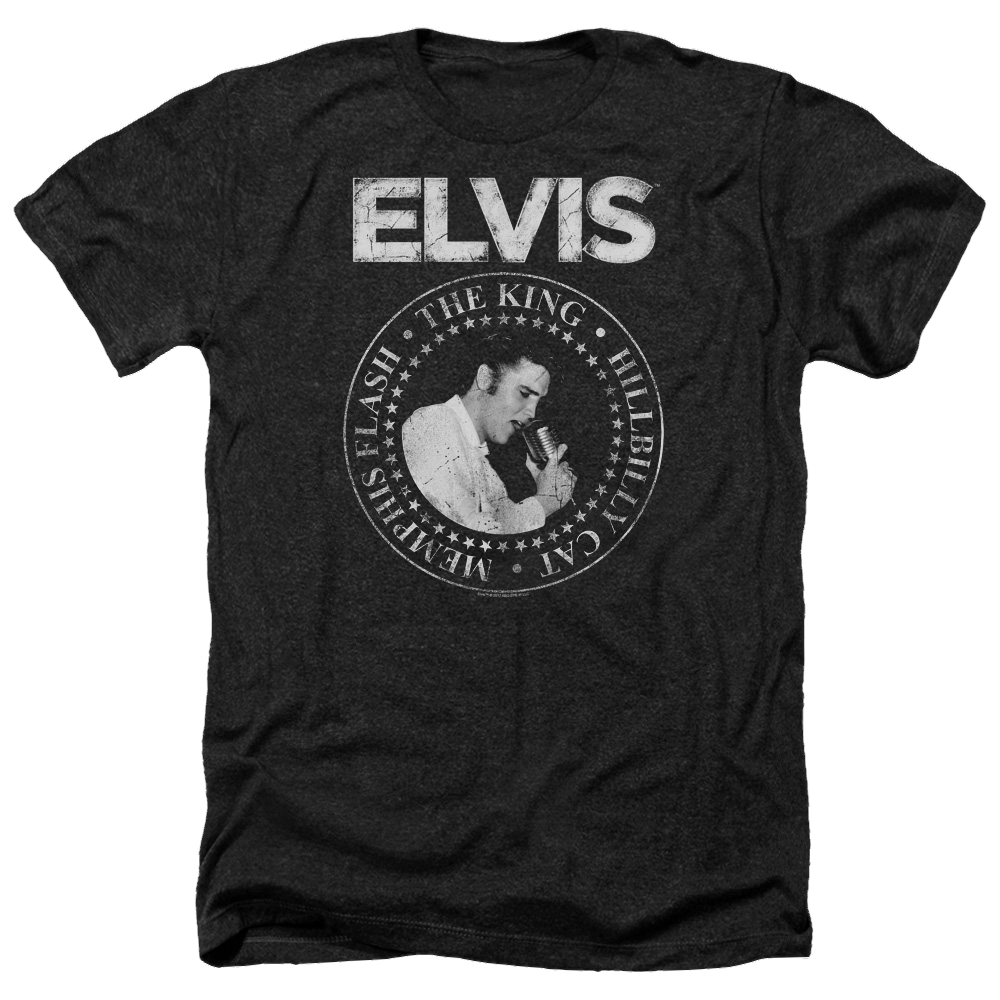 Elvis Presley Rock King - Men's Heather T-Shirt Men's Heather T-Shirt Elvis Presley
