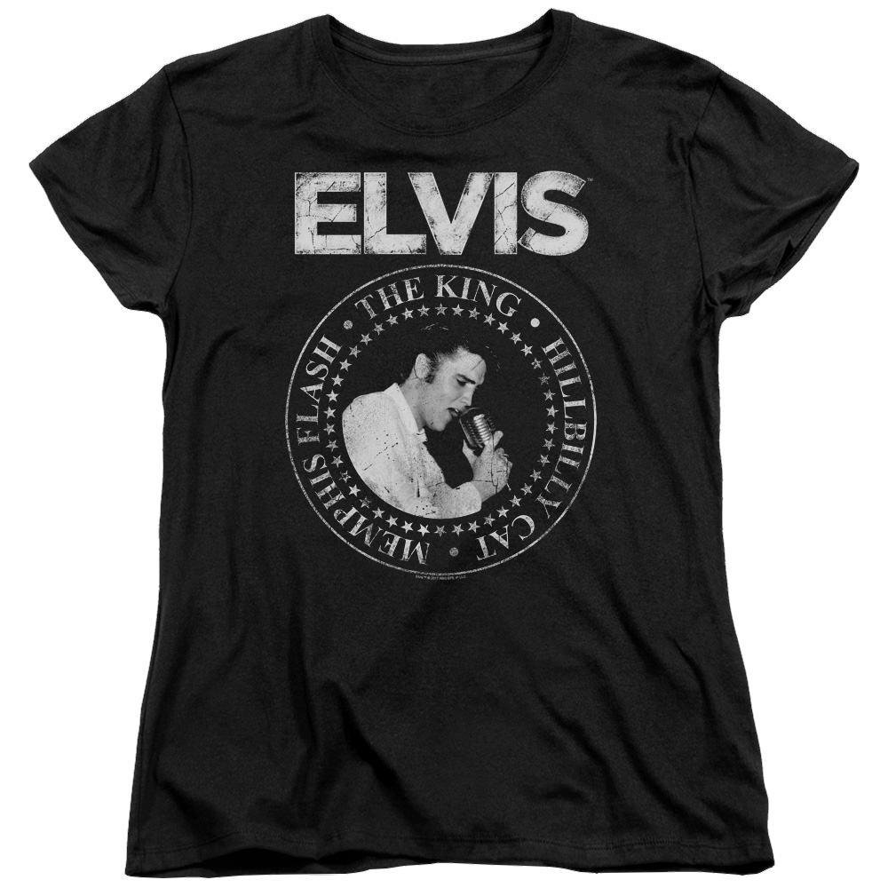 Elvis Presley Rock King - Women's T-Shirt Women's T-Shirt Elvis Presley