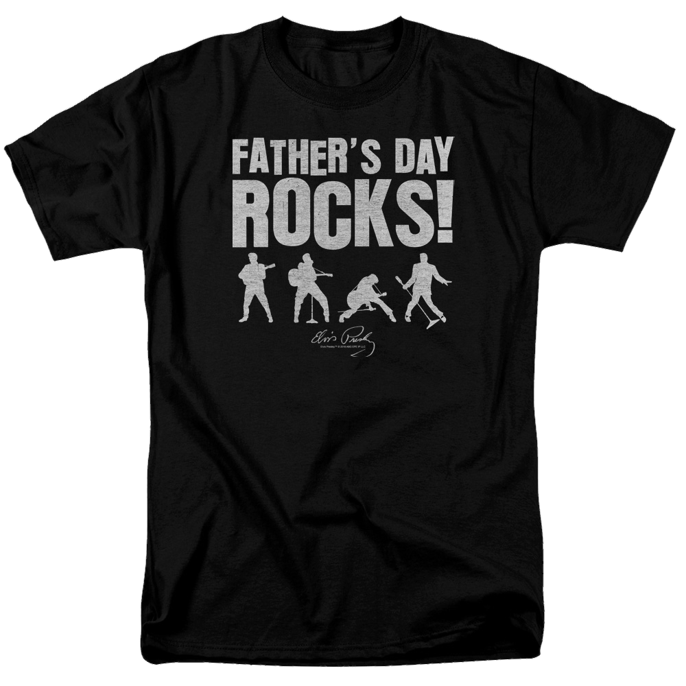 Elvis Presley Fathers Day Rocks - Men's Regular Fit T-Shirt Men's Regular Fit T-Shirt Elvis Presley