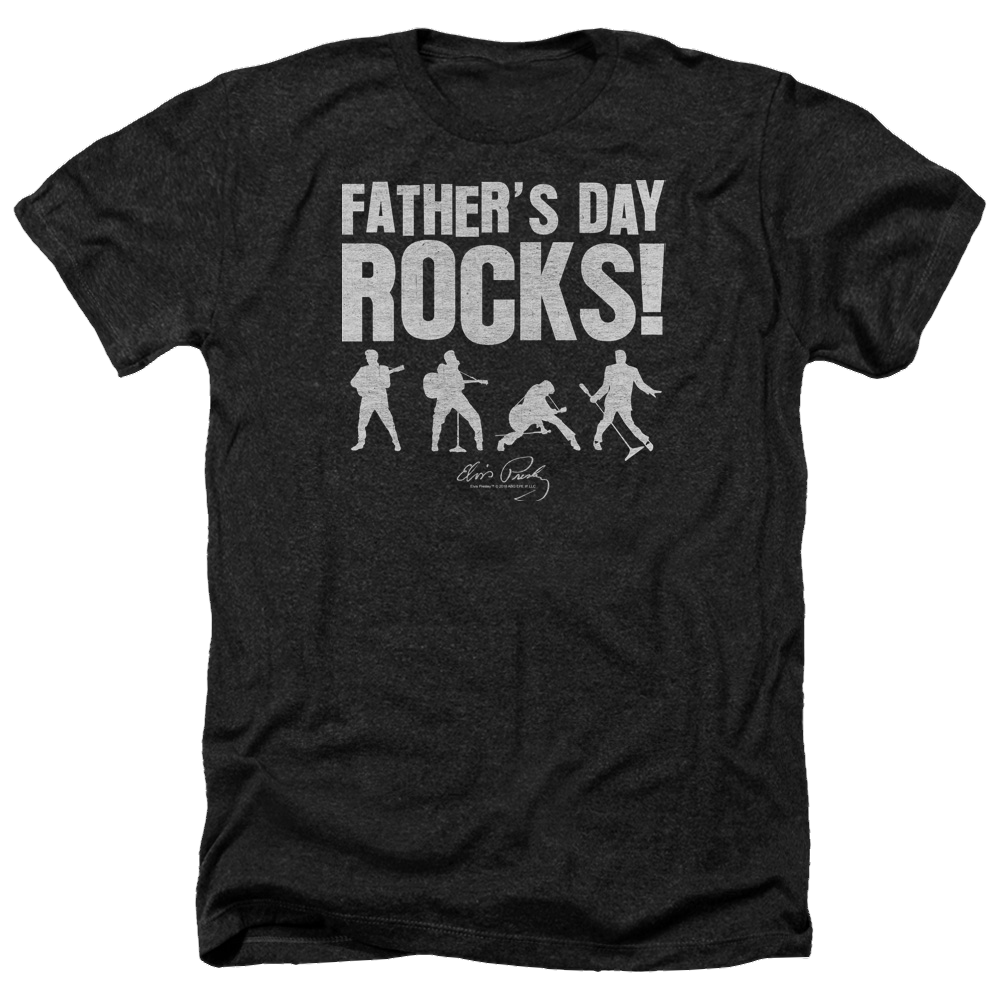 Elvis Presley Fathers Day Rocks - Men's Heather T-Shirt Men's Heather T-Shirt Elvis Presley