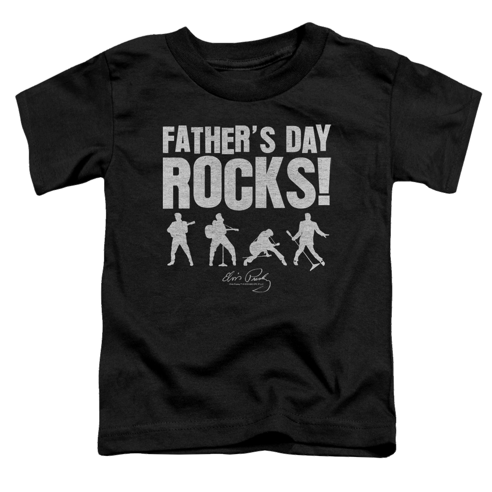 Elvis Presley Fathers Day Rocks - Toddler T-Shirt Toddler T-Shirt Elvis Presley