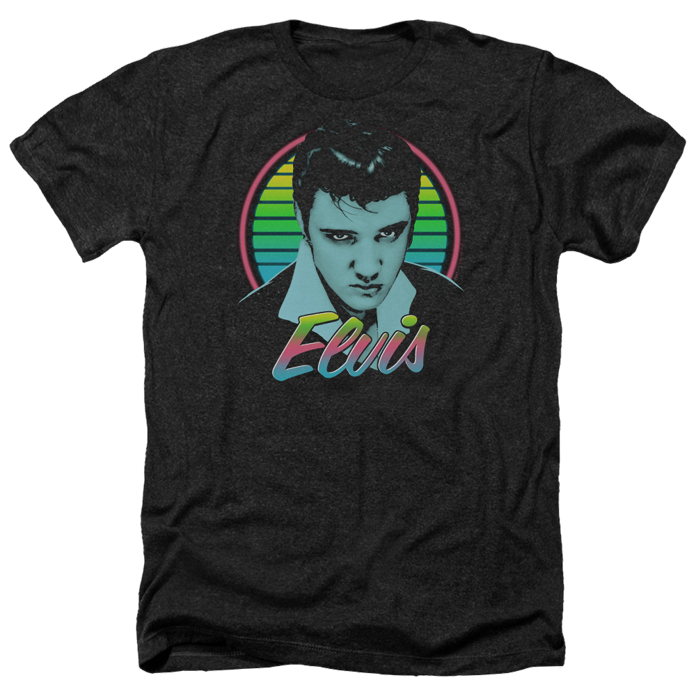 Elvis Presley Neon King - Men's Heather T-Shirt Men's Heather T-Shirt Elvis Presley