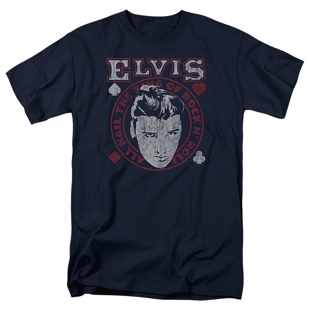 Elvis Presley Hail The King - Men's Regular Fit T-Shirt Men's Regular Fit T-Shirt Elvis Presley