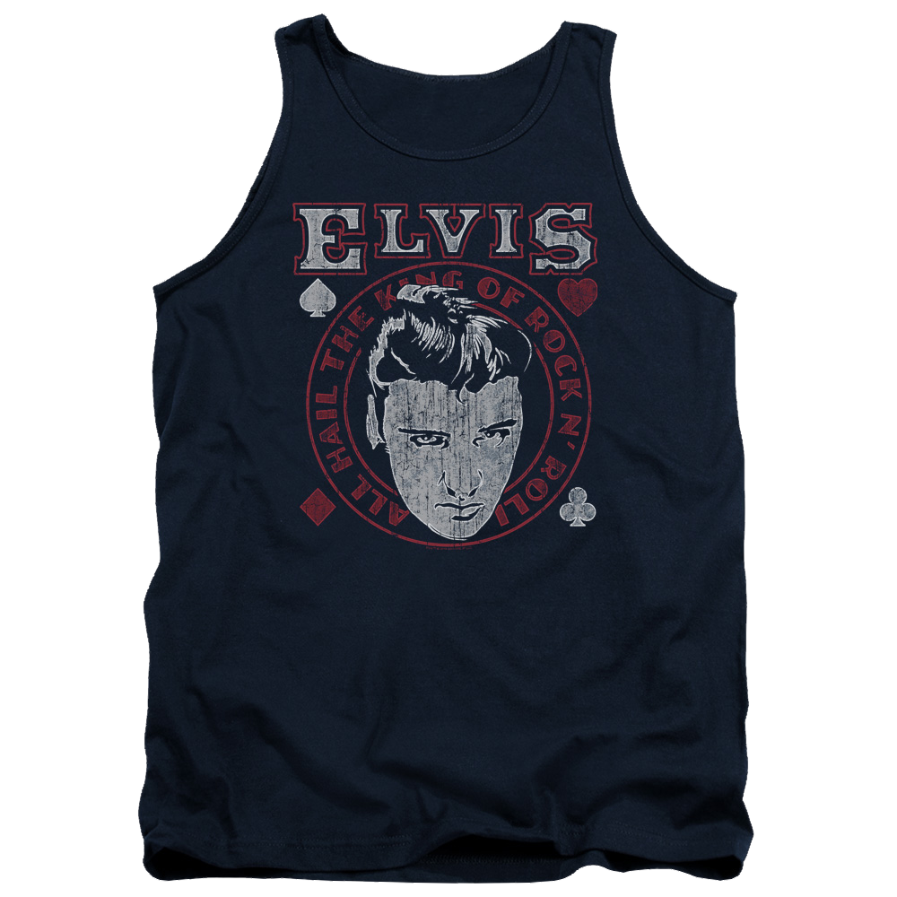 Elvis Presley Hail The King - Men's Tank Top Men's Tank Elvis Presley