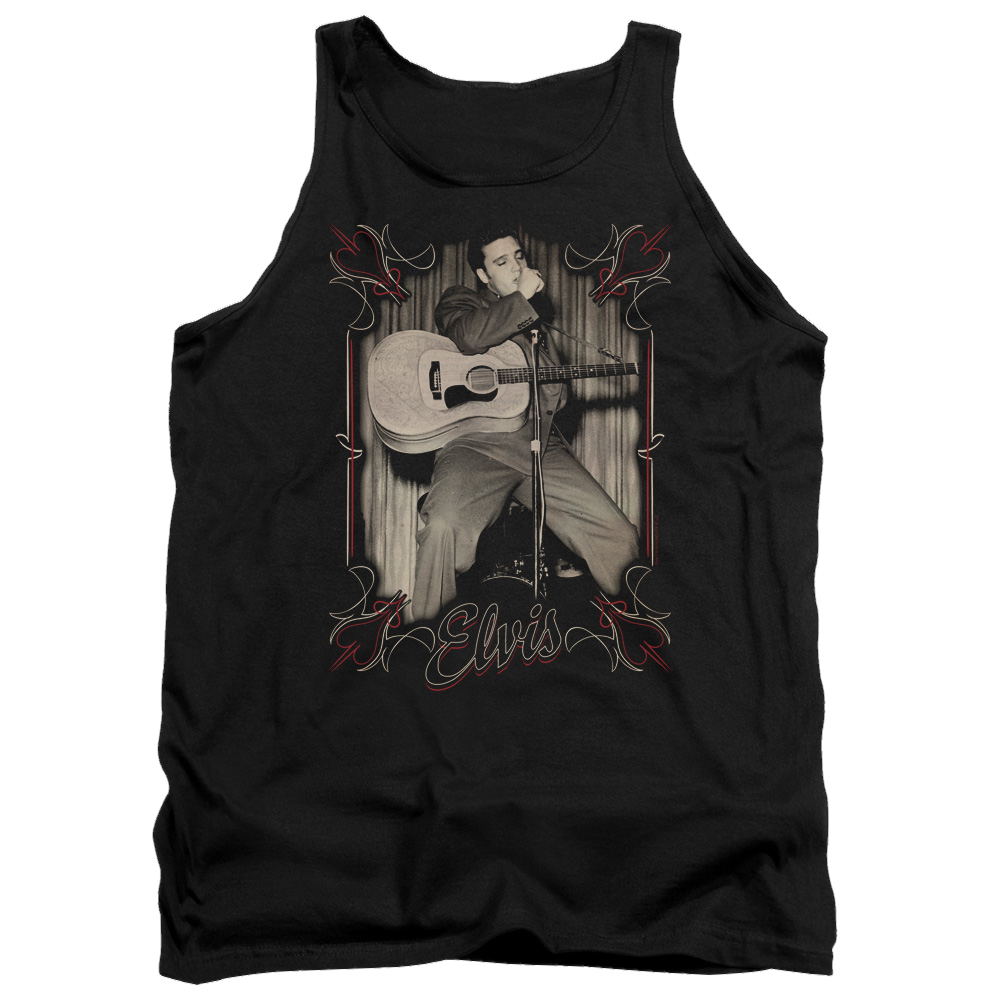 Elvis Presley Elvis Pinstripes Men's Tank Men's Tank Elvis Presley