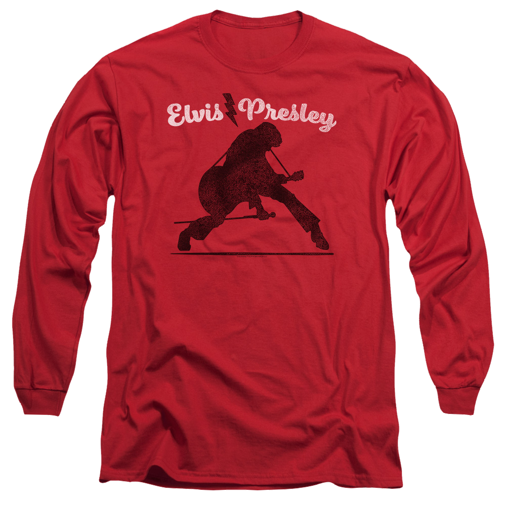 Elvis Presley Overprint - Men's Long Sleeve T-Shirt Men's Long Sleeve T-Shirt Elvis Presley