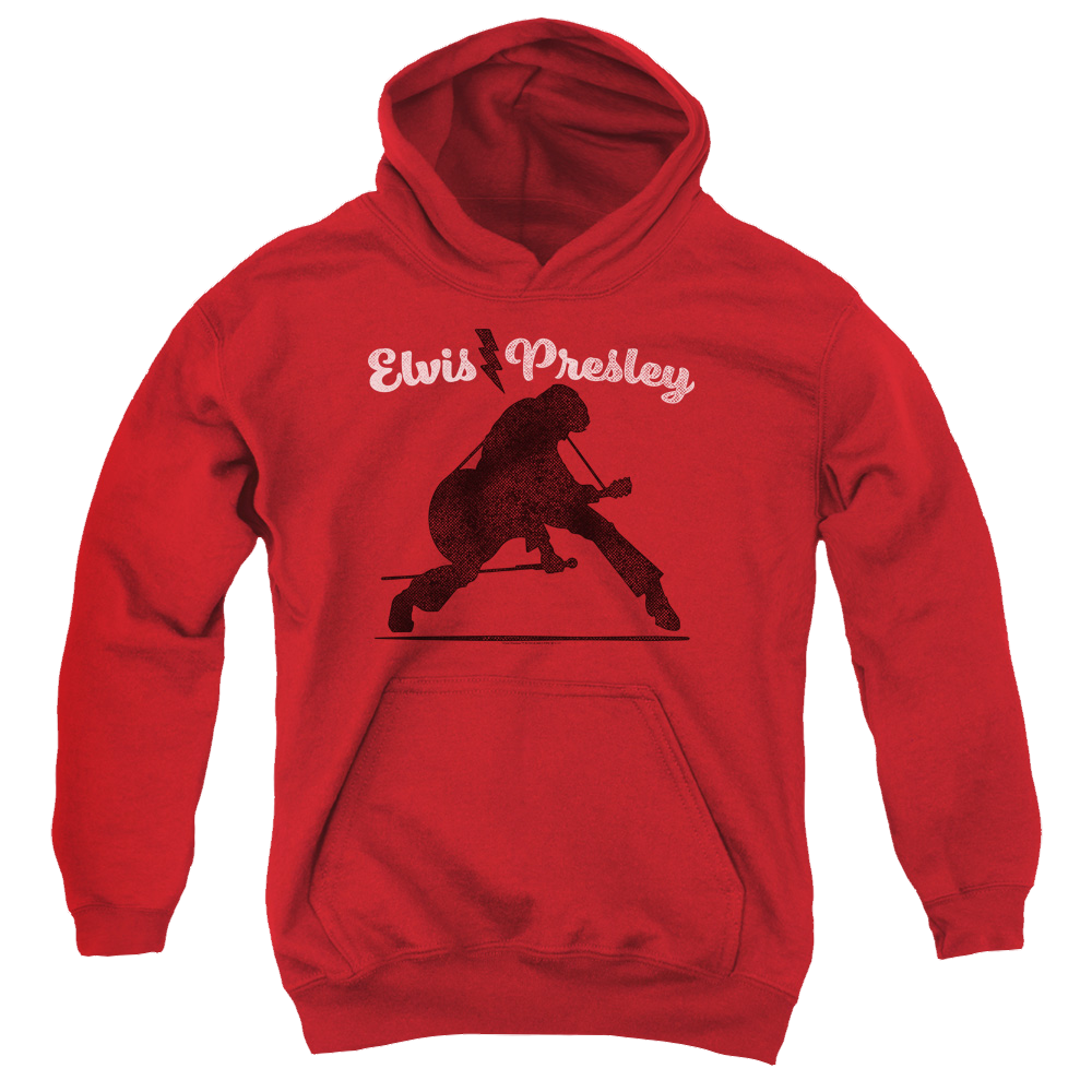 Elvis Presley Overprint - Youth Hoodie (Ages 8-12) Youth Hoodie (Ages 8-12) Elvis Presley