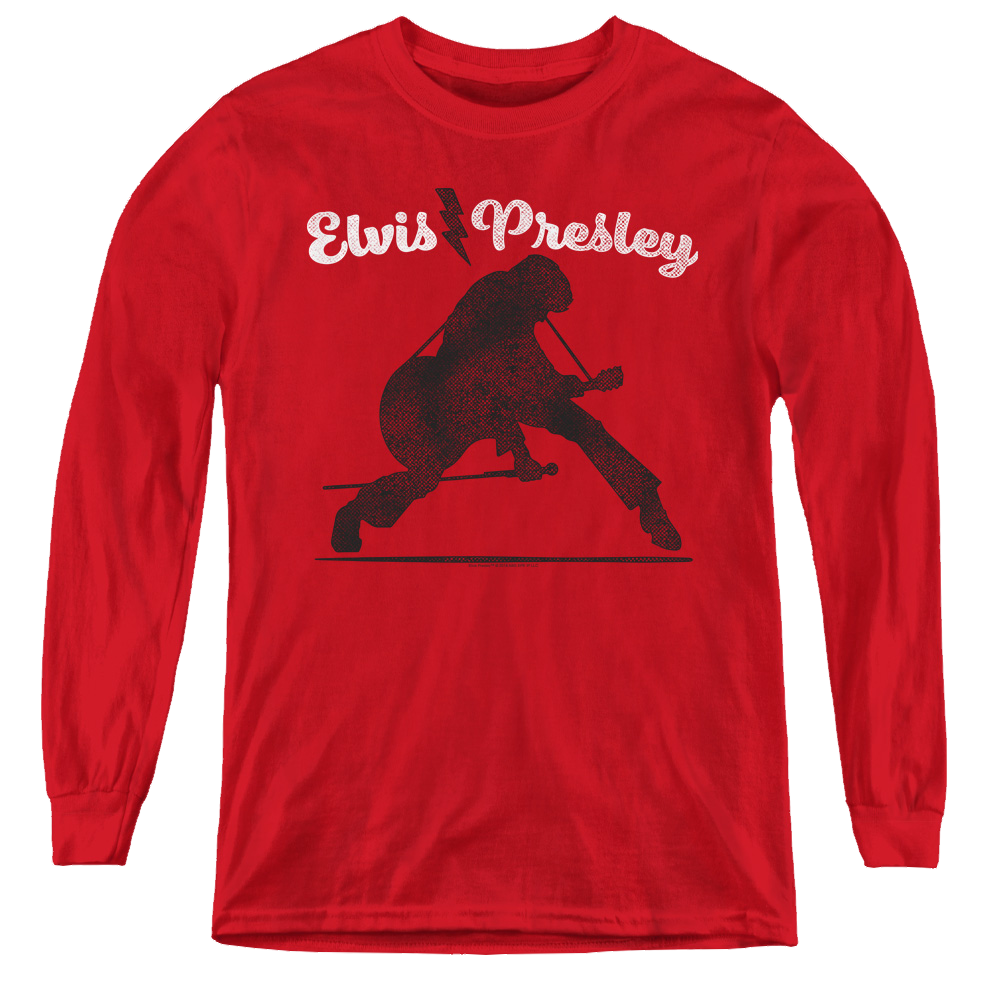 Elvis Presley Overprint - Youth Long Sleeve T-Shirt Youth Long Sleeve T-Shirt Elvis Presley