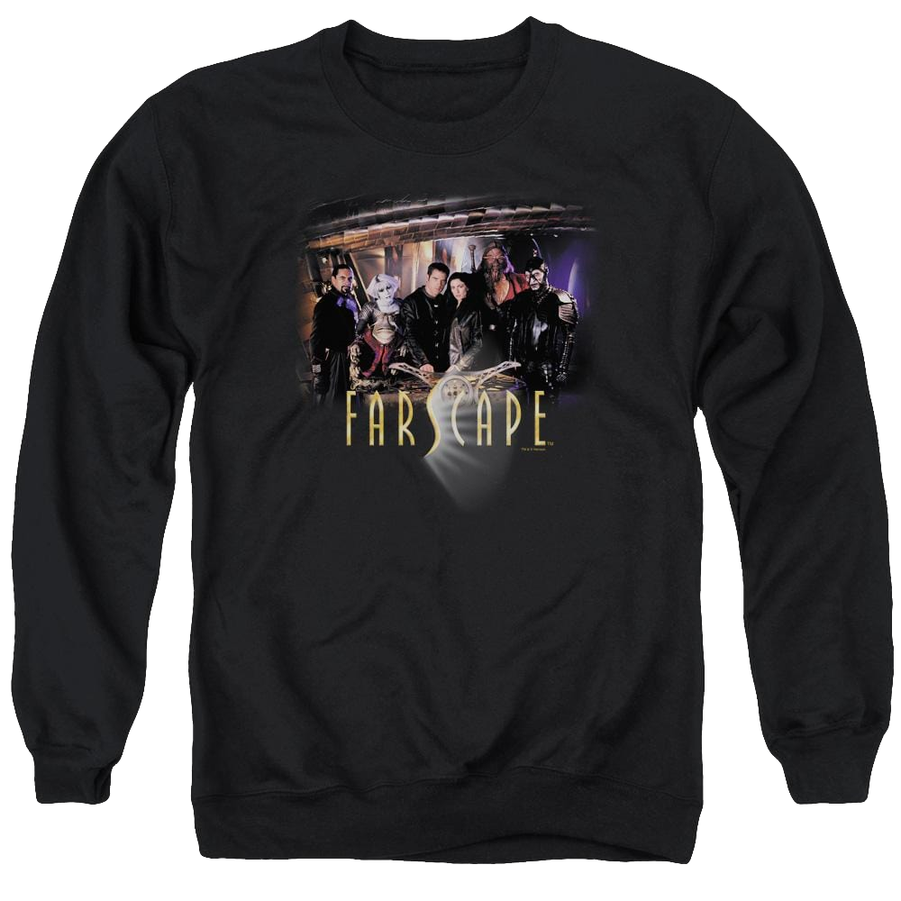 Farscape Cast - Men's Crewneck Sweatshirt Men's Crewneck Sweatshirt Farscape