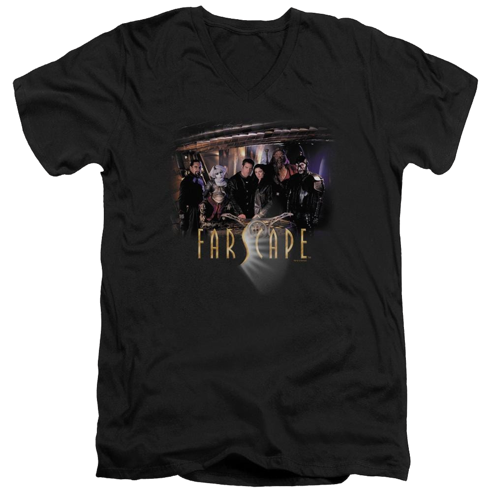 Farscape Cast - Men's V-Neck T-Shirt Men's V-Neck T-Shirt Farscape