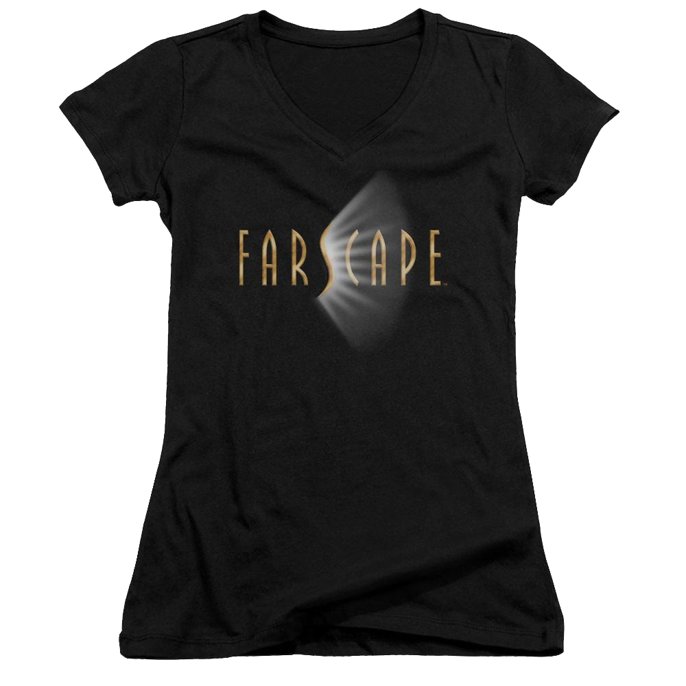 Farscape Logo - Juniors V-Neck T-Shirt Juniors V-Neck T-Shirt Farscape