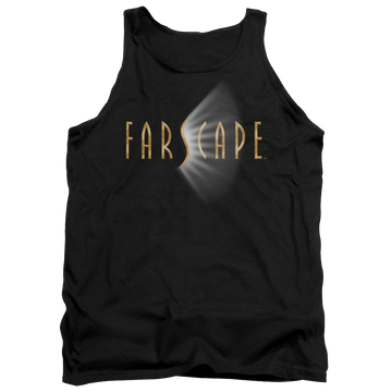 Black men's tank with Farscape Logo graphic