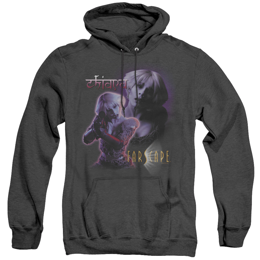Farscape Chiana - Heather Pullover Hoodie Heather Pullover Hoodie Farscape
