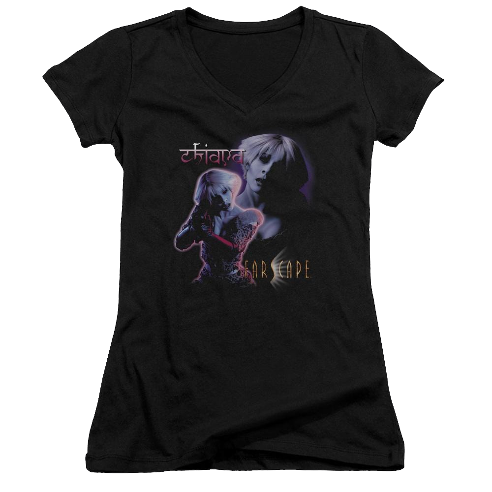 Farscape Chiana - Juniors V-Neck T-Shirt Juniors V-Neck T-Shirt Farscape