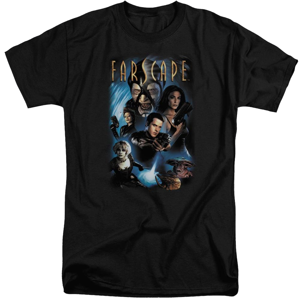 Farscape Comic Cover - Men's Tall Fit T-Shirt Men's Tall Fit T-Shirt Farscape