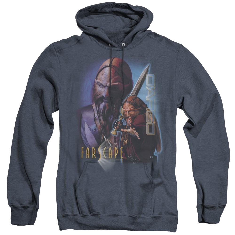 Farscape Dargo - Heather Pullover Hoodie Heather Pullover Hoodie Farscape