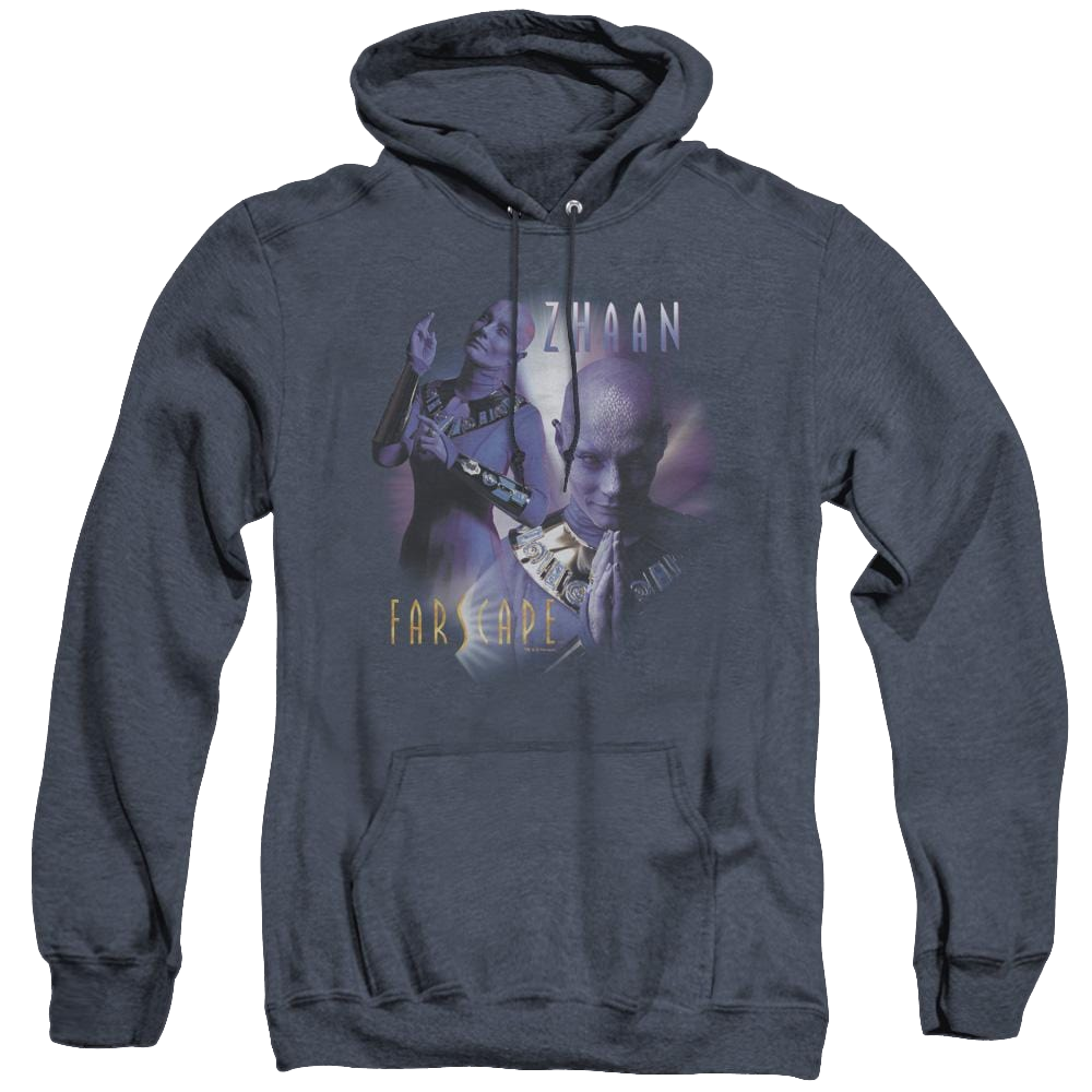 Farscape Zhaan - Heather Pullover Hoodie Heather Pullover Hoodie Farscape