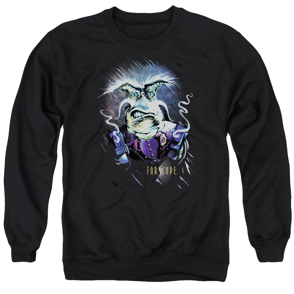 Farscape Rygel Smoking Guns - Men's Crewneck Sweatshirt Men's Crewneck Sweatshirt Farscape