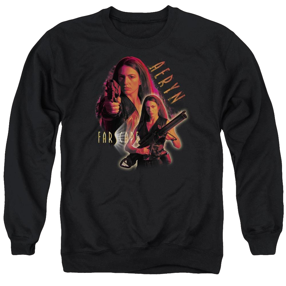 Farscape Aeryn - Men's Crewneck Sweatshirt Men's Crewneck Sweatshirt Farscape