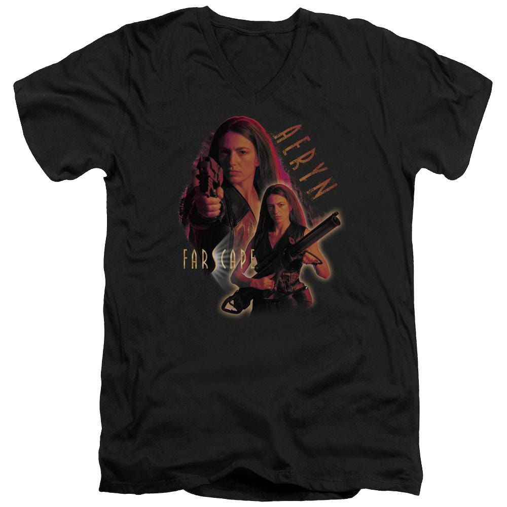 Farscape Aeryn - Men's V-Neck T-Shirt Men's V-Neck T-Shirt Farscape