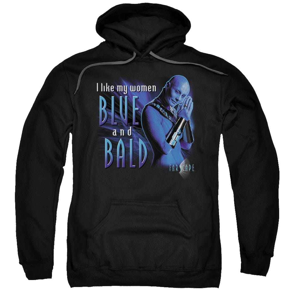 Farscape Blue And Bald - Pullover Hoodie Pullover Hoodie Farscape