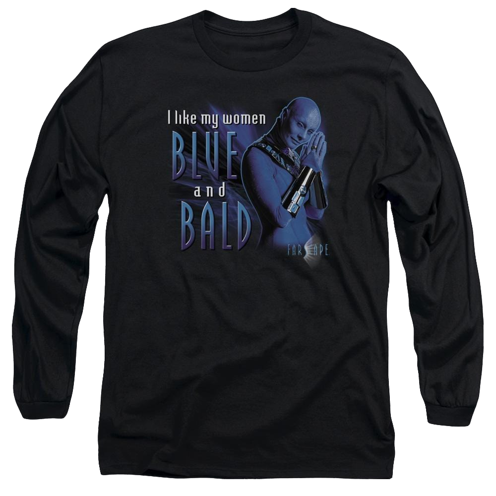 Farscape Blue And Bald - Men's Long Sleeve T-Shirt Men's Long Sleeve T-Shirt Farscape