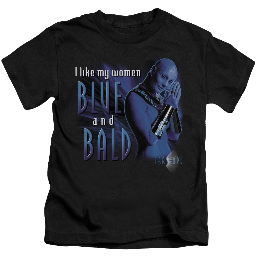 Farscape Blue And Bald - Kid's T-Shirt (Ages 4-7) Kid's T-Shirt (Ages 4-7) Farscape