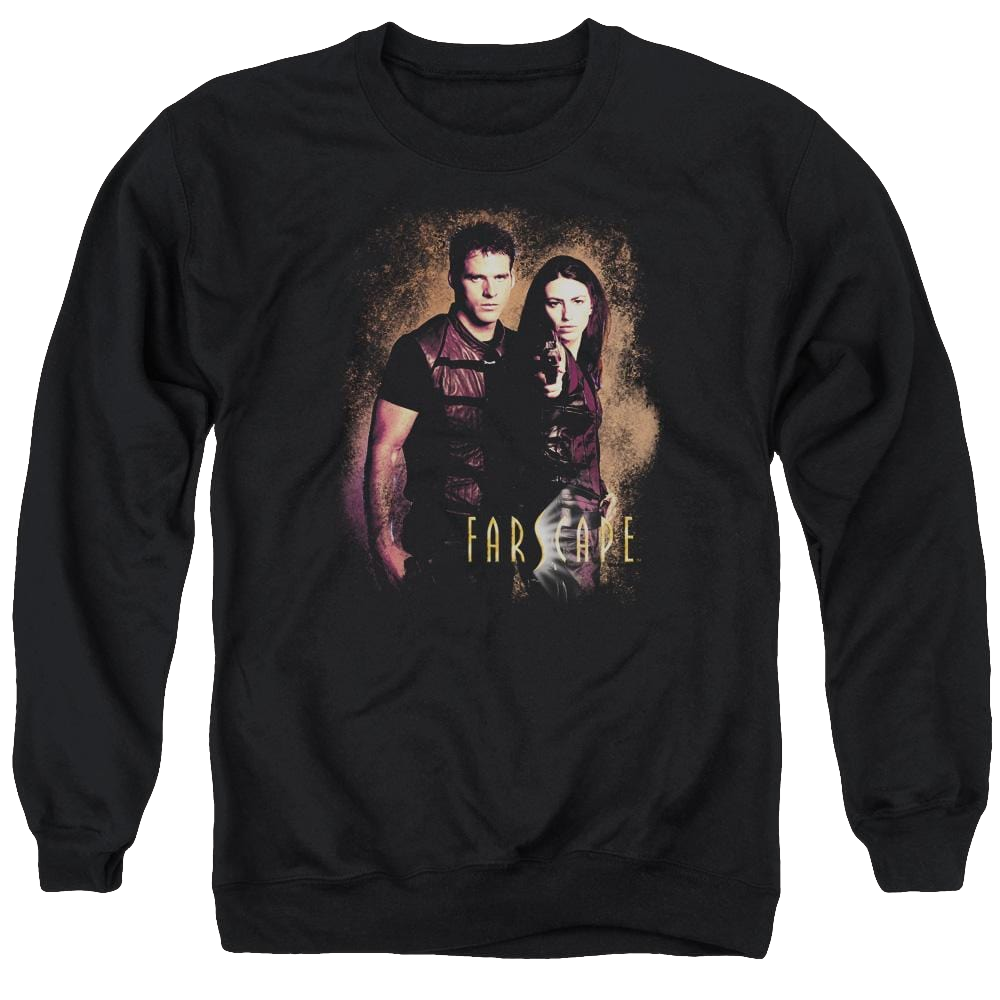 Farscape Wanted - Men's Crewneck Sweatshirt Men's Crewneck Sweatshirt Farscape