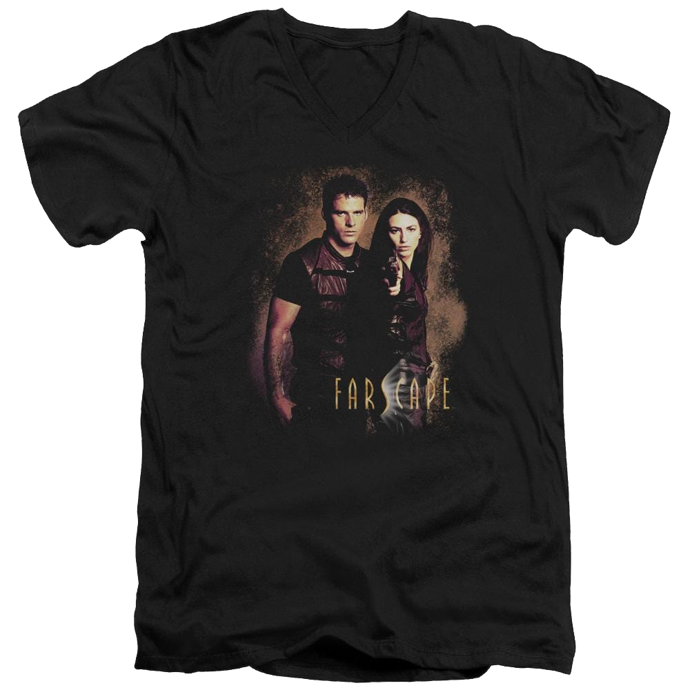 Farscape Wanted - Men's V-Neck T-Shirt Men's V-Neck T-Shirt Farscape