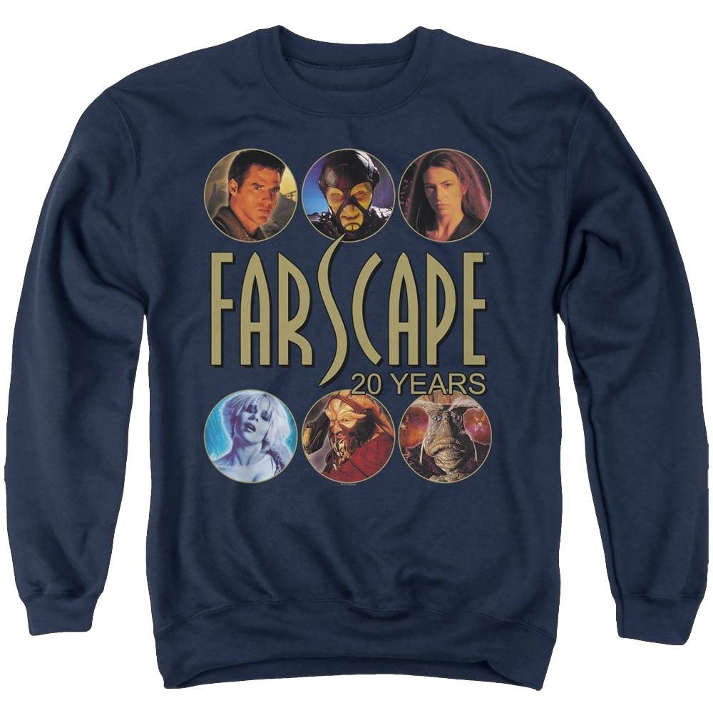 Farscape 20 Years - Men's Crewneck Sweatshirt Men's Crewneck Sweatshirt Farscape