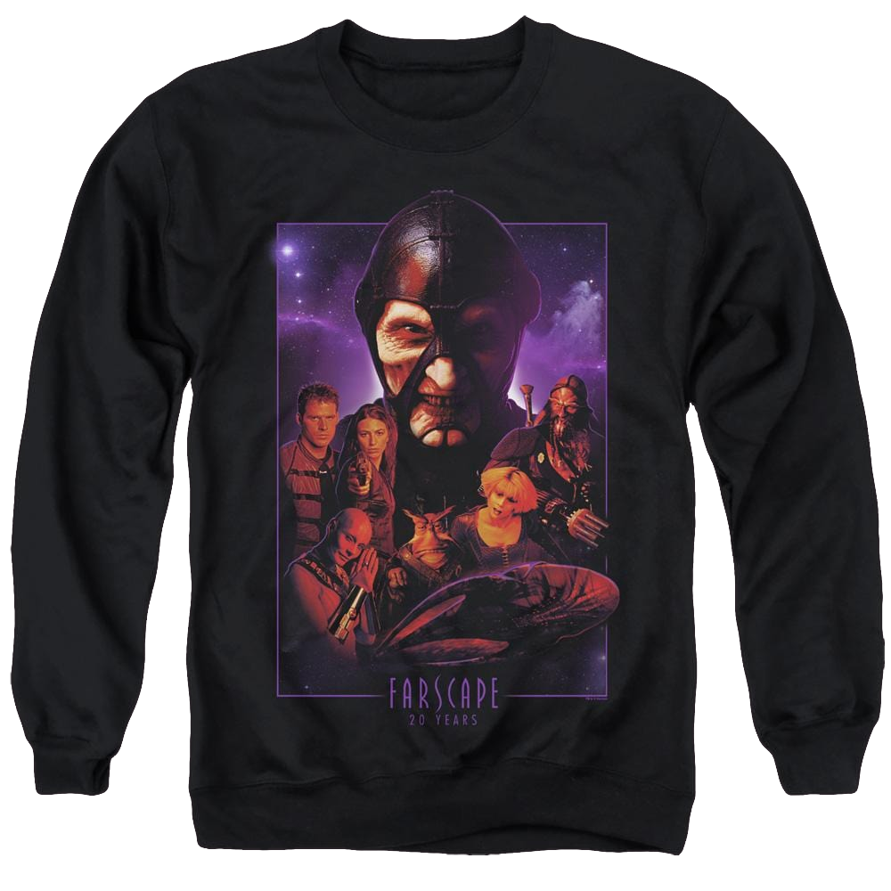 Farscape 20 Years Collage - Men's Crewneck Sweatshirt Men's Crewneck Sweatshirt Farscape