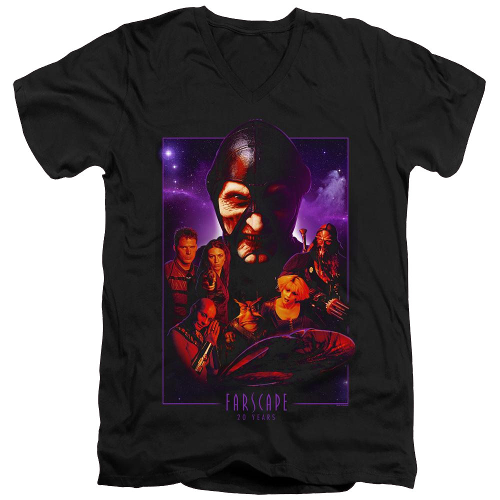 Farscape 20 Years Collage - Men's V-Neck T-Shirt Men's V-Neck T-Shirt Farscape