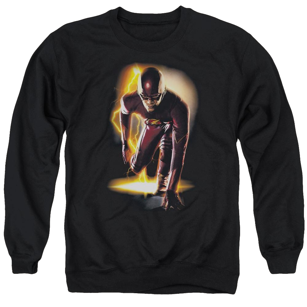The Flash Ready Men's Crewneck Sweatshirt Men's Crewneck Sweatshirt The Flash