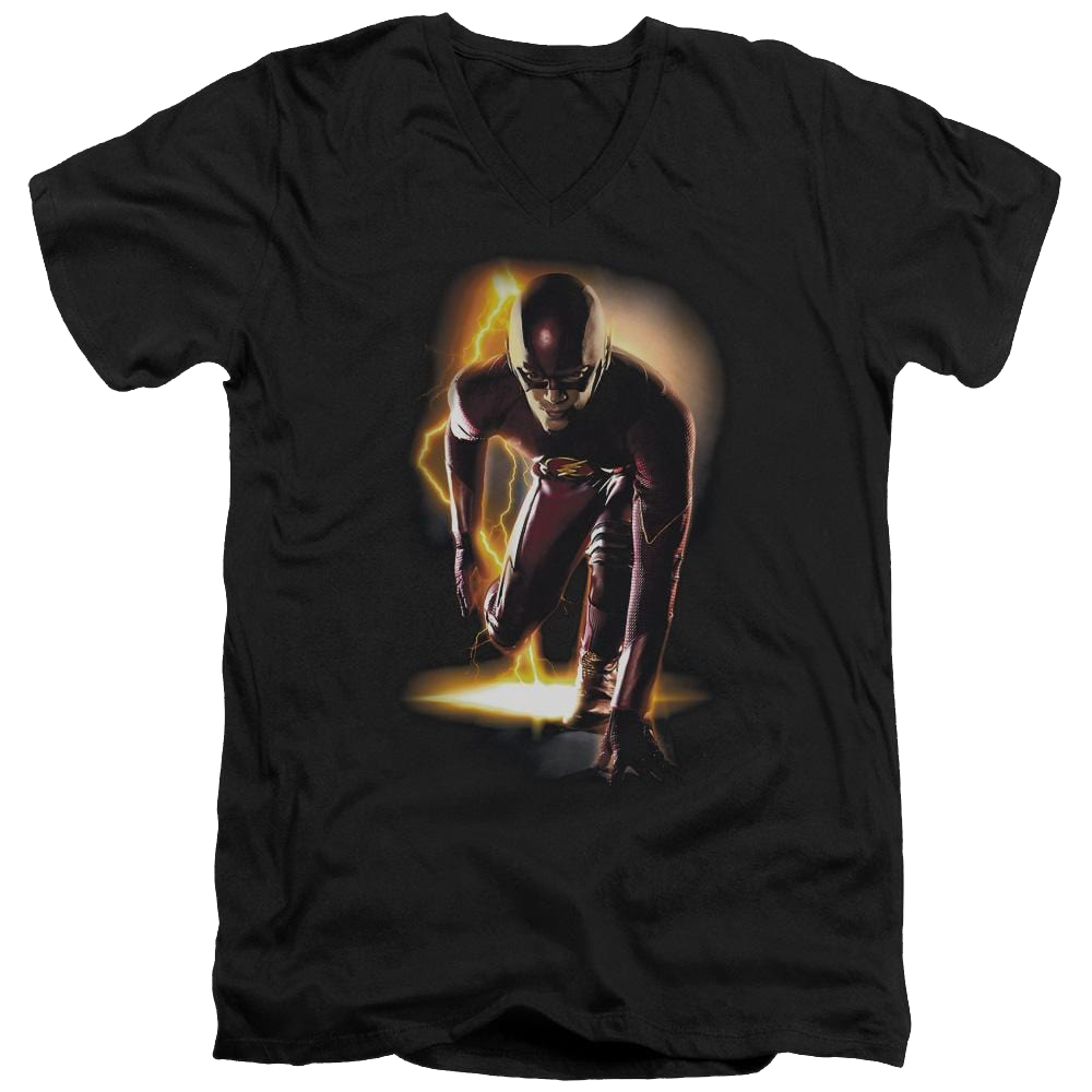 The Flash Ready Men's V-Neck T-Shirt Men's V-Neck T-Shirt The Flash