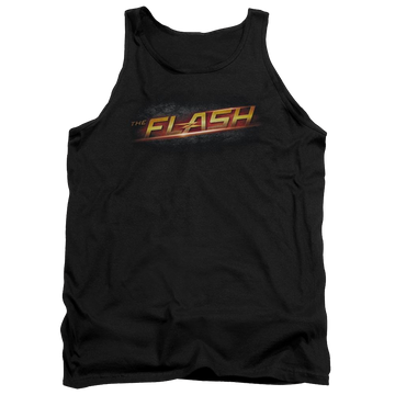 Black men's tank with The Flash Logo graphic
