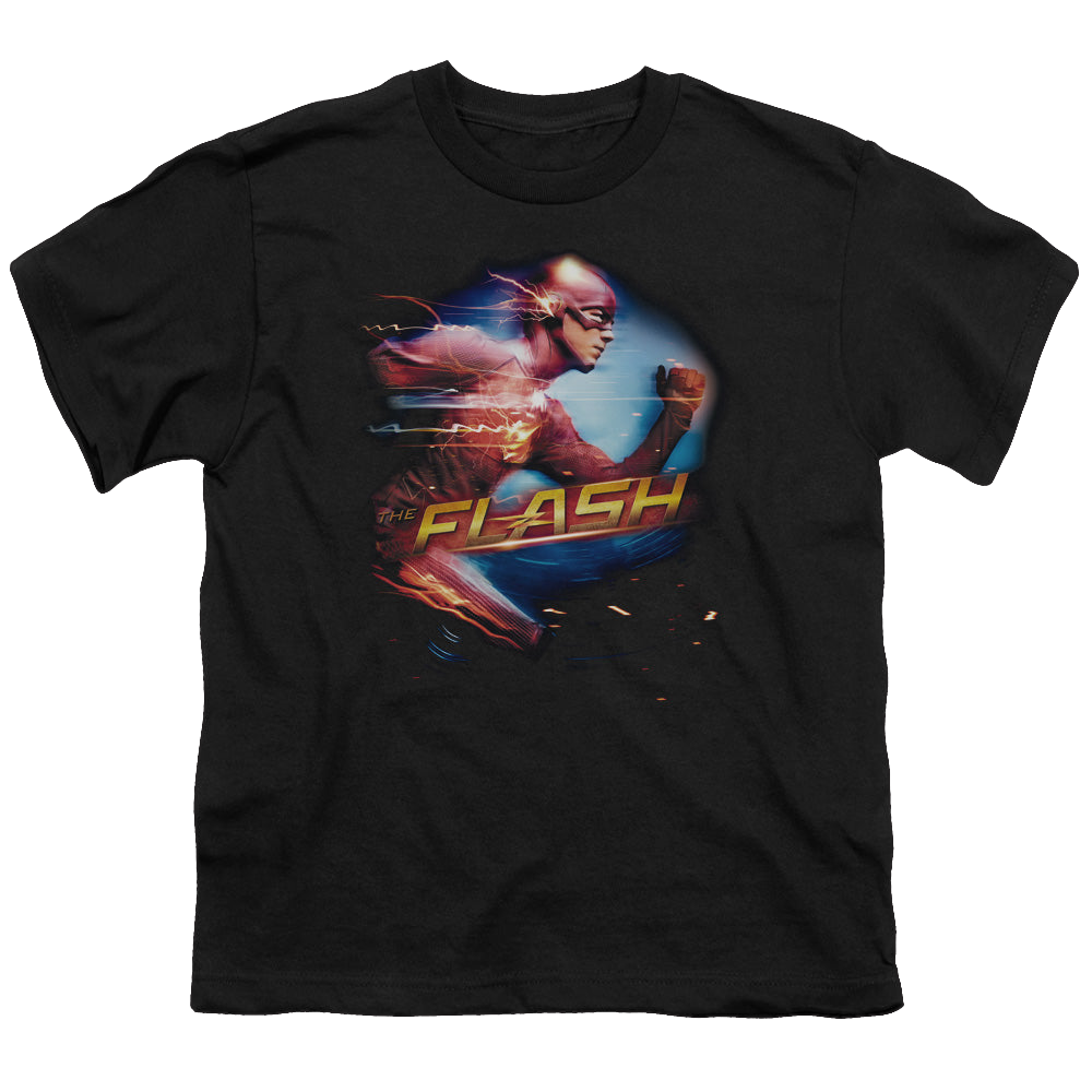 Flash, The (TV Series) Fastest Man - Youth T-Shirt Youth T-Shirt (Ages 8-12) The Flash