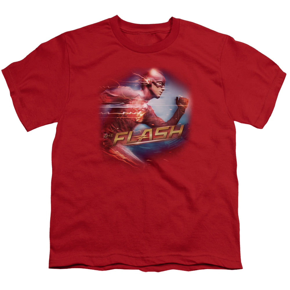 Flash, The (TV Series) Fastest Man - Youth T-Shirt Youth T-Shirt (Ages 8-12) The Flash