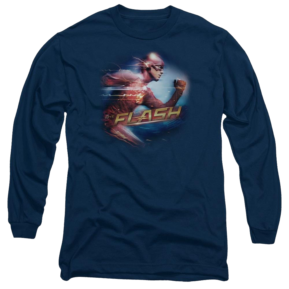 The Flash Fastest Man Men's Long Sleeve T-Shirt Men's Long Sleeve T-Shirt The Flash